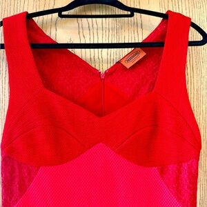 Missoni Red Knit Bustier Dress.